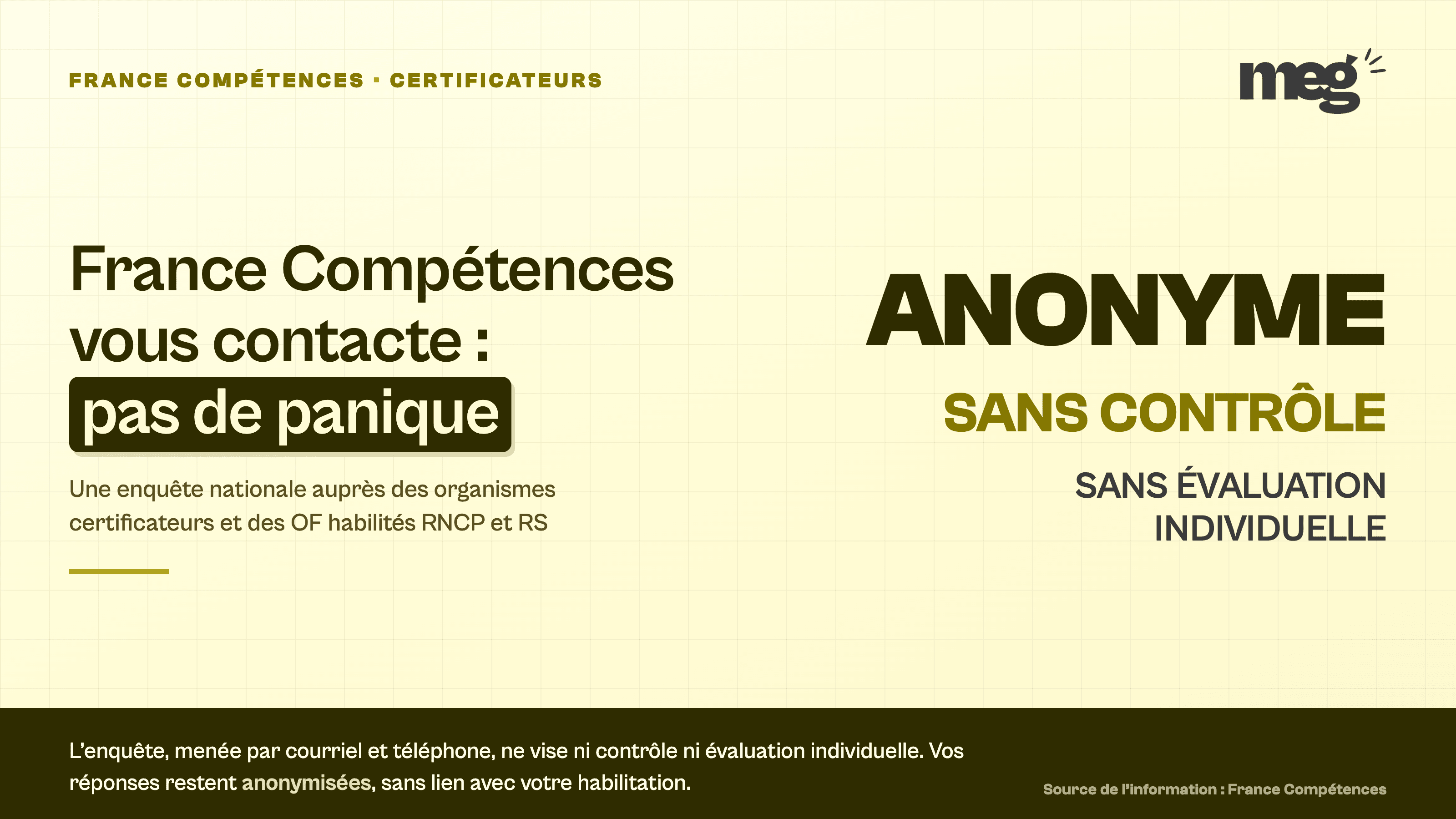 France Compétences vous contacte : pas de panique
