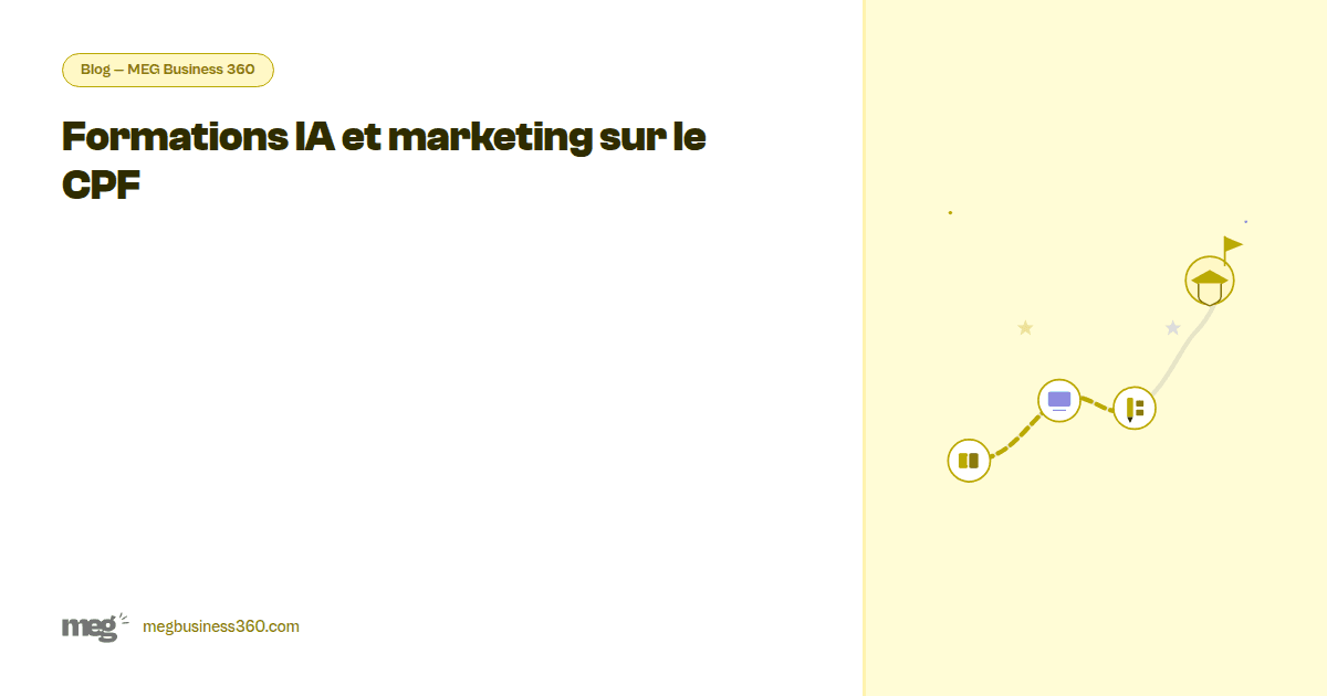 Formations IA et marketing sur le CPF