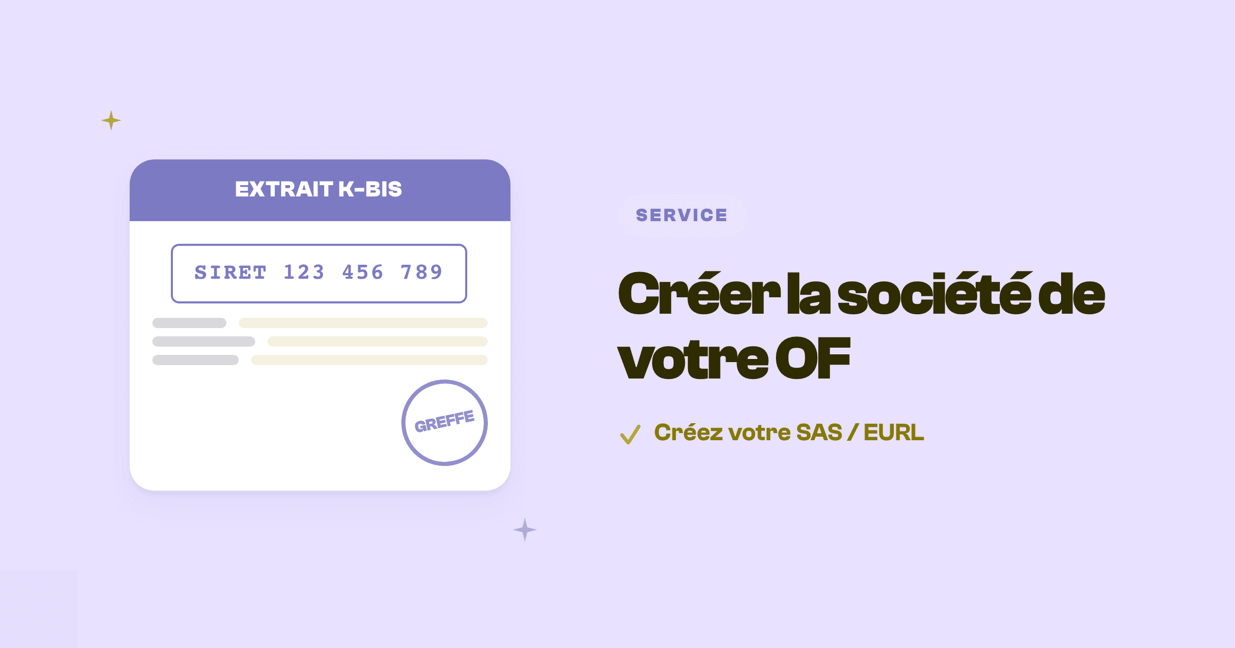 Création de société