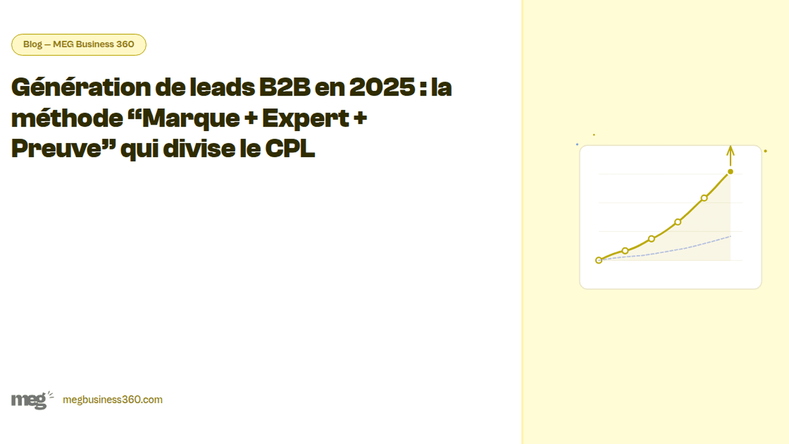 Génération de leads B2B : méthode Marque, Expert et Preuve