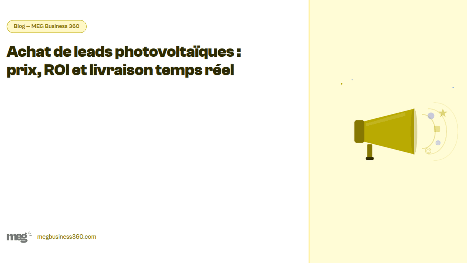 Achat de leads photovoltaïques : prix, ROI et livraison temps réel