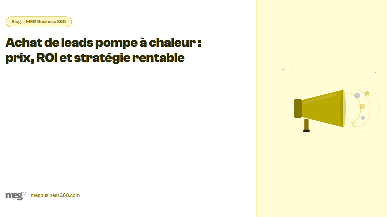 Achat de leads pompe à chaleur : prix, ROI et stratégie rentable
