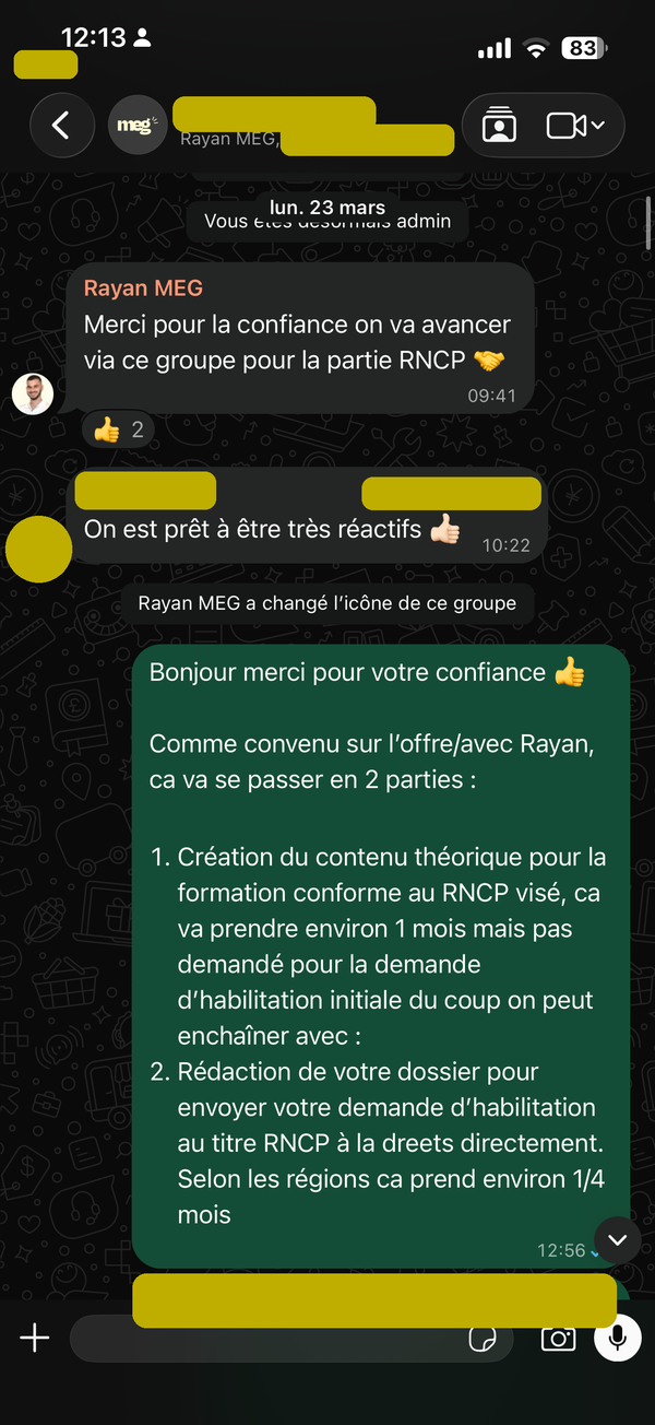 Cadrage des titres visés