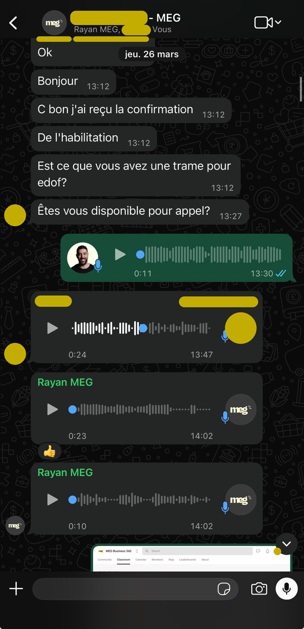 Cadrage de la demande EDOF