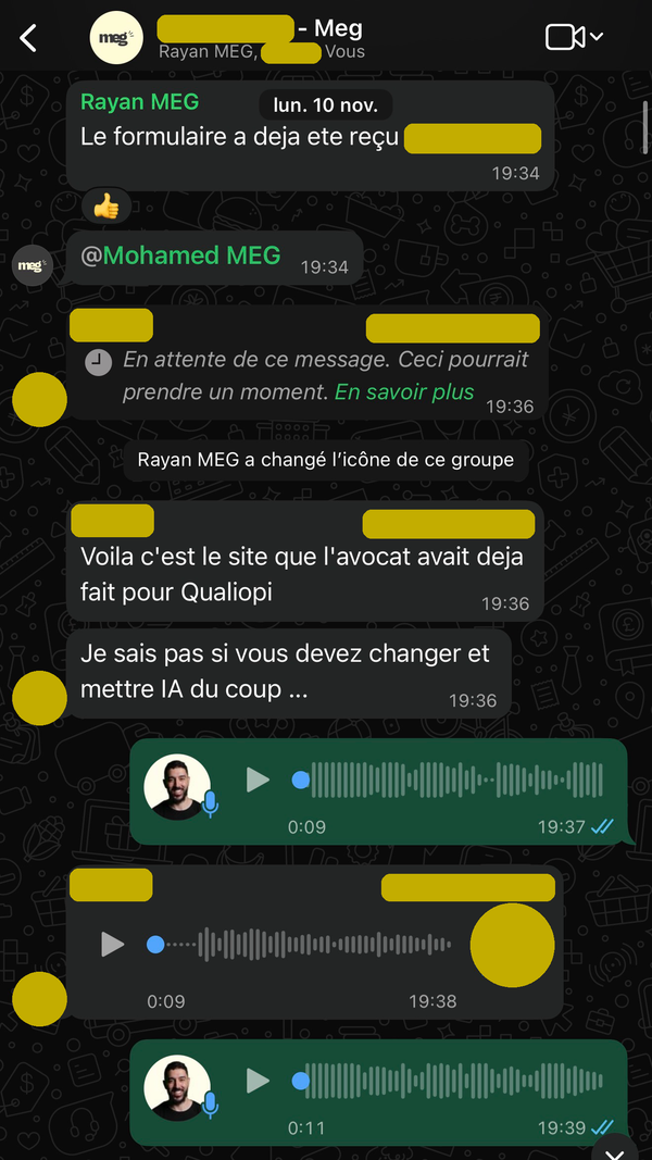Prise en charge immédiate