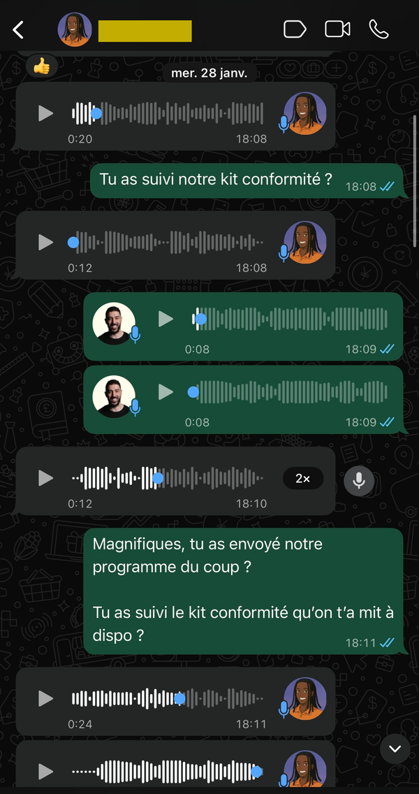 Habilitation obtenue auprès du certificateur
