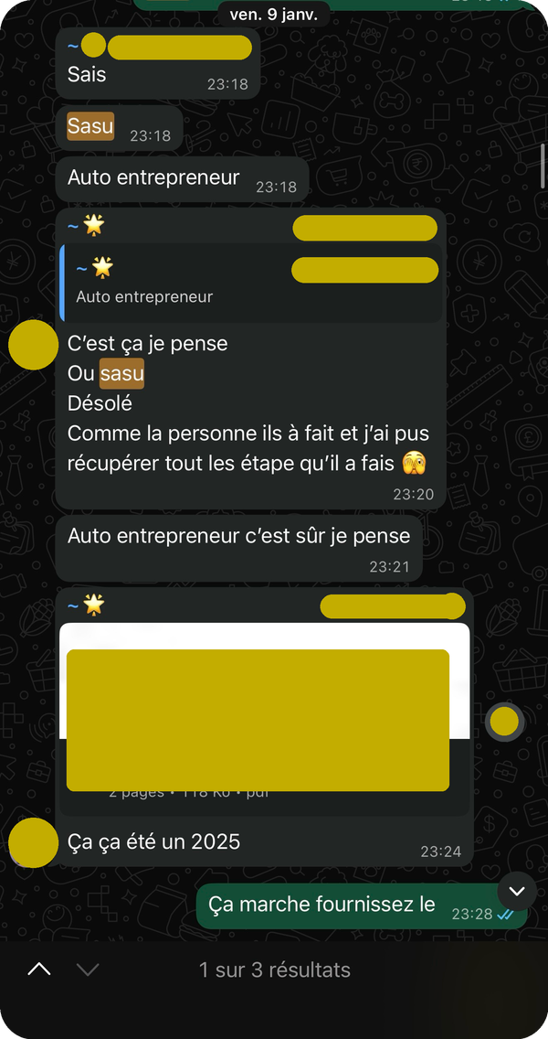 Récupération du Kbis à 23h