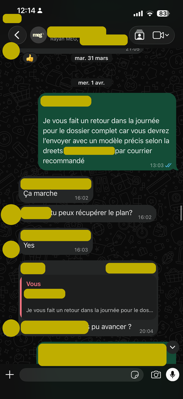 Demandes initiales préparées