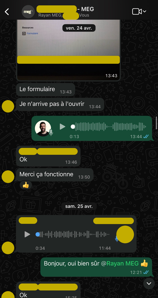 Préparation des éléments EDOF