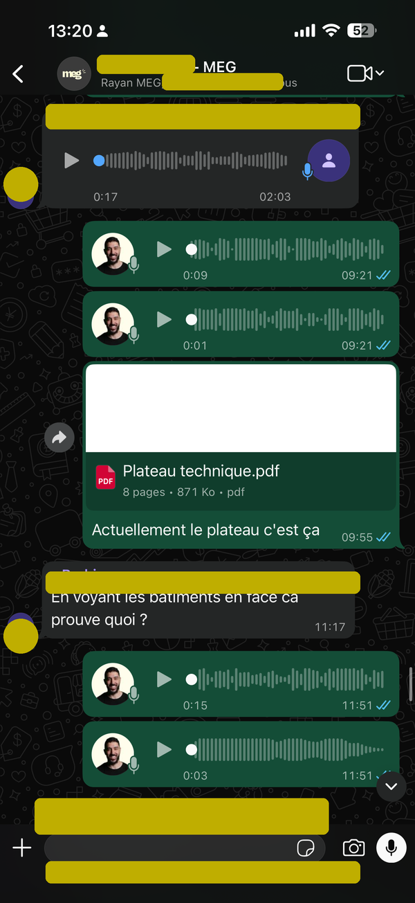 Plateau technique documenté