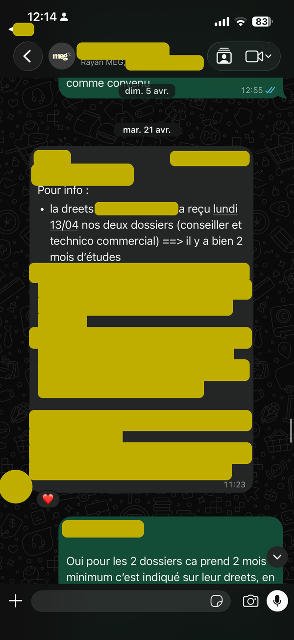 2 dossiers en instruction