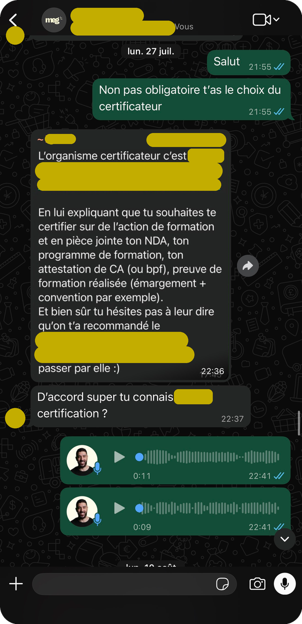 Libre choix du certificateur