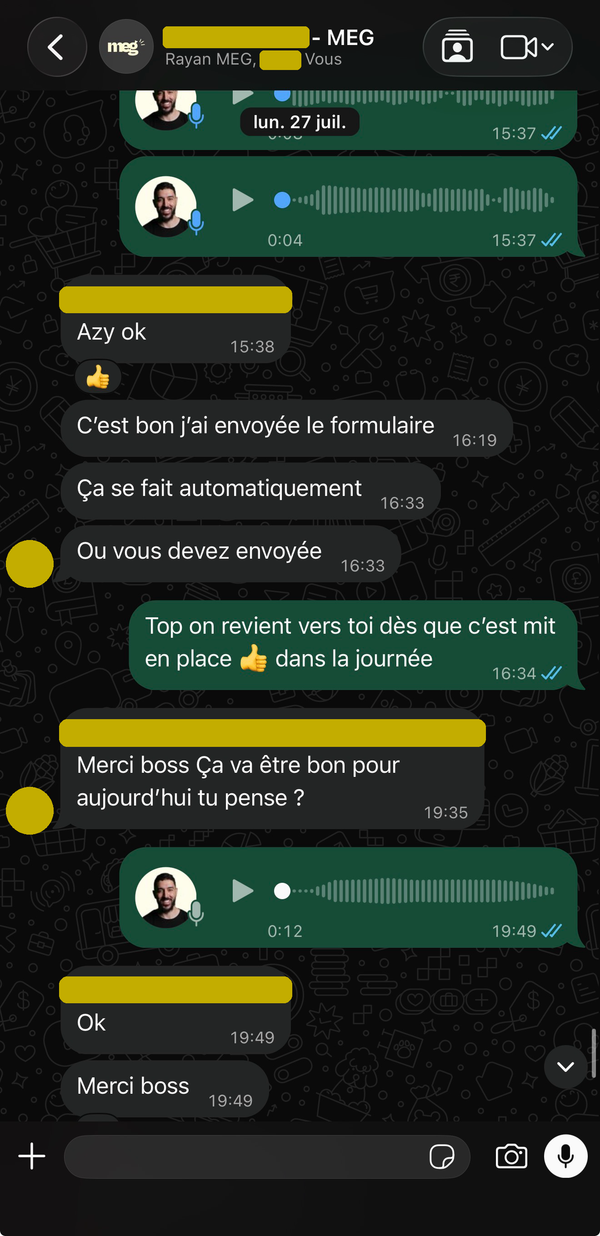 La demande initiale déposée