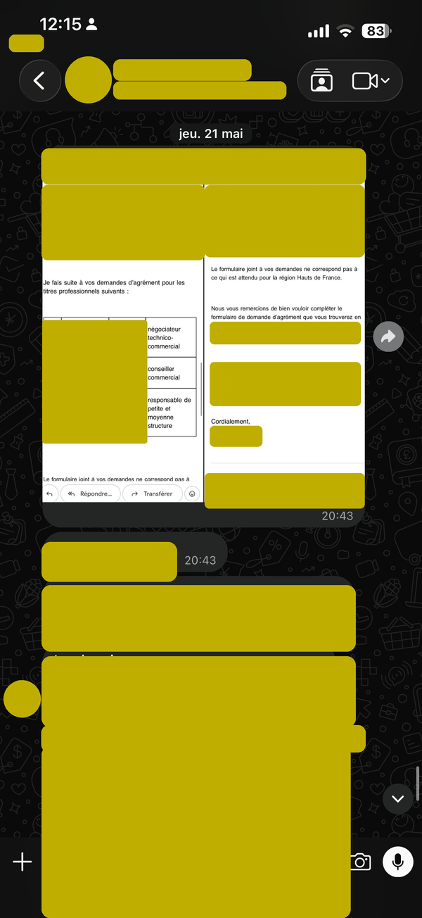 Retour régional analysé