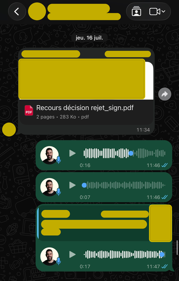 Le recours gracieux est rejeté