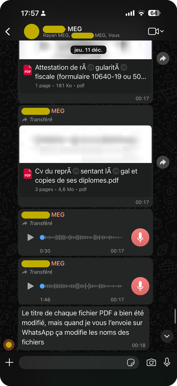Dépôt du dossier complet