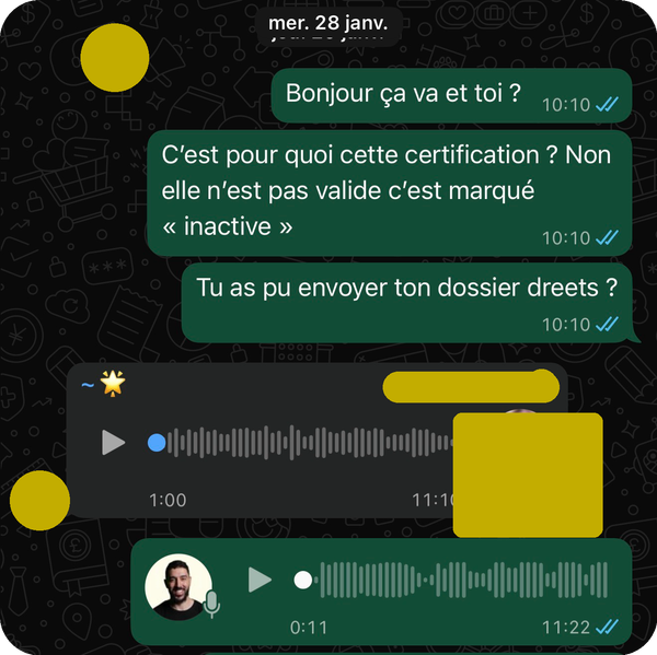 Suivi d'envoi + levée des alertes