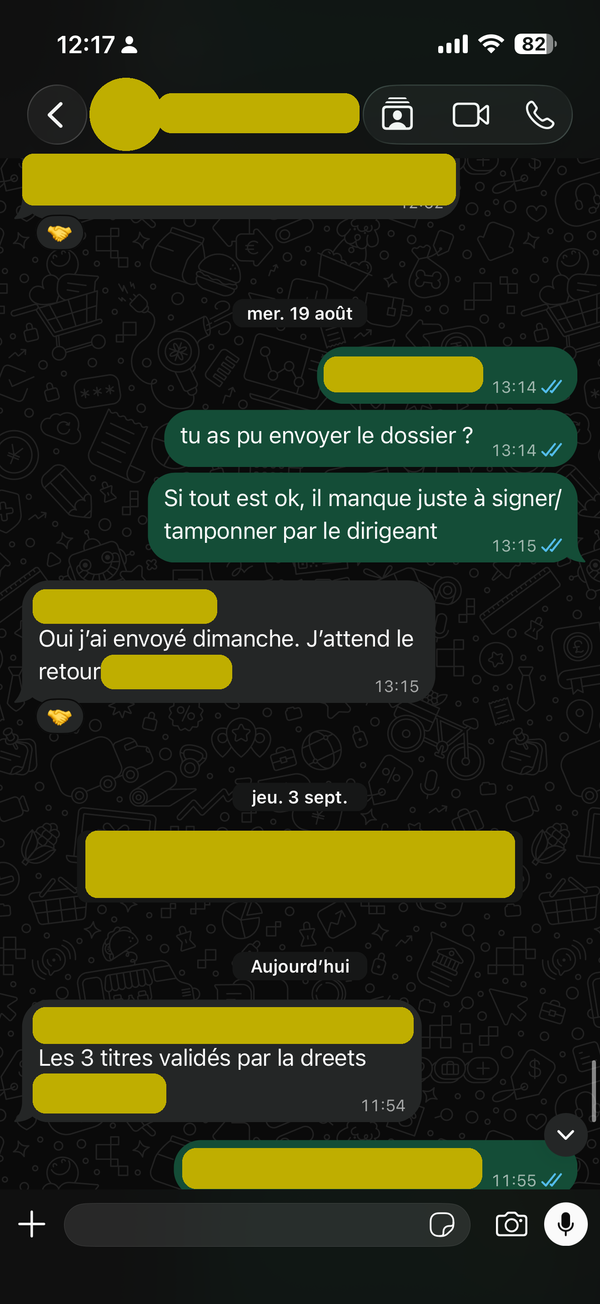 Trois agréments confirmés