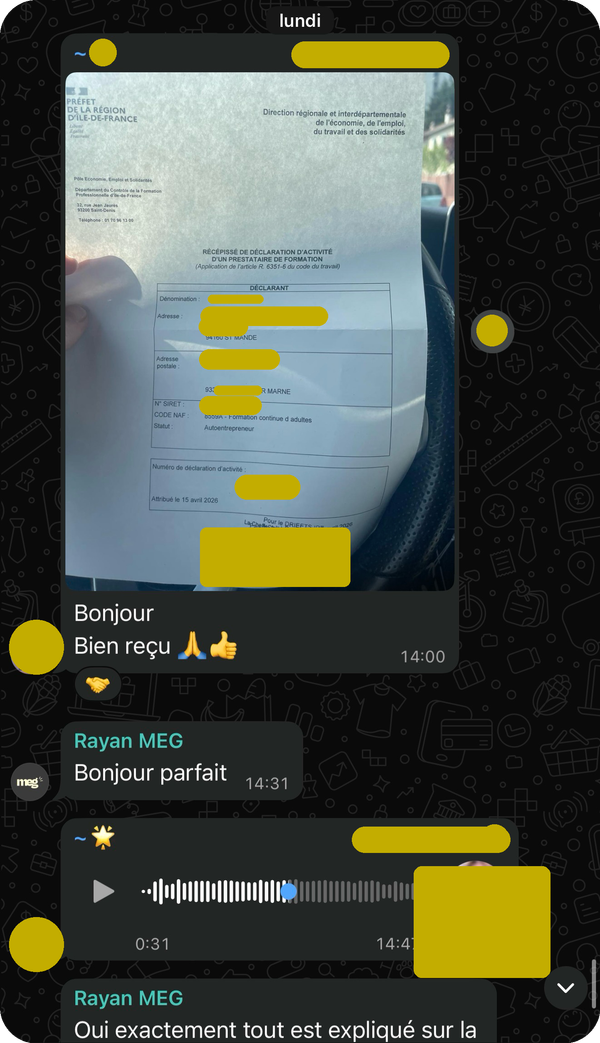 Récépissé officiel reçu — cap sur Qualiopi