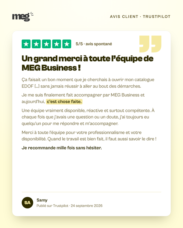 L’avis 5 étoiles de Samy
