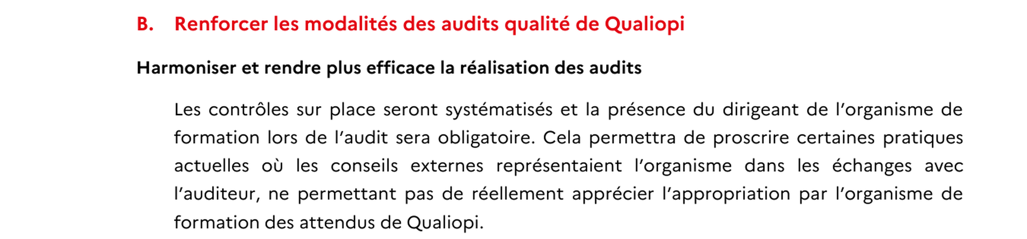 Plan qualité et lutte contre la fraude (juillet 2025) : présence du dirigeant obligatoire lors de l'audit et pratiques des conseils externes représentant l'organisme à proscrire