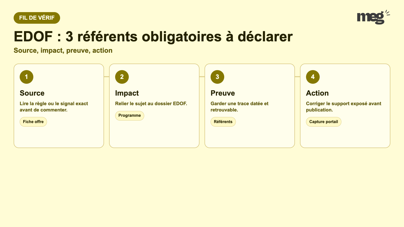 EDOF : 3 référents obligatoires à déclarer