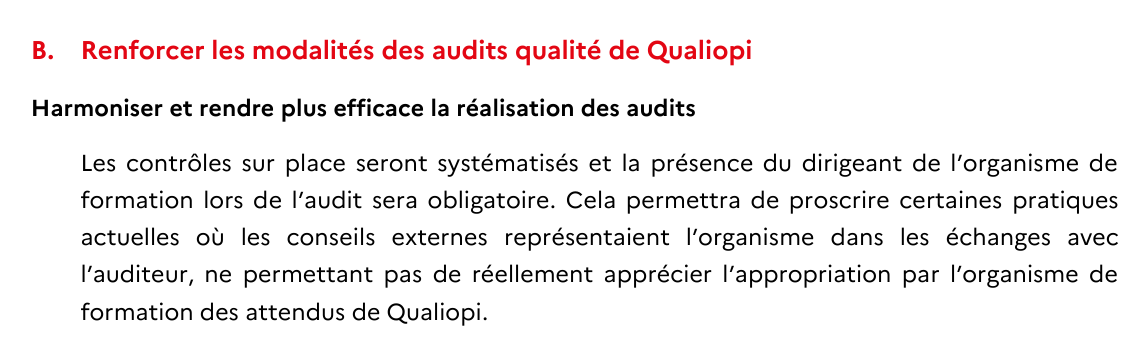 Plan qualité et lutte contre la fraude (juillet 2025) : présence du dirigeant obligatoire et pratiques des conseils externes à proscrire