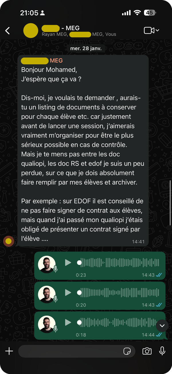 Accompagnement continu post-acceptation