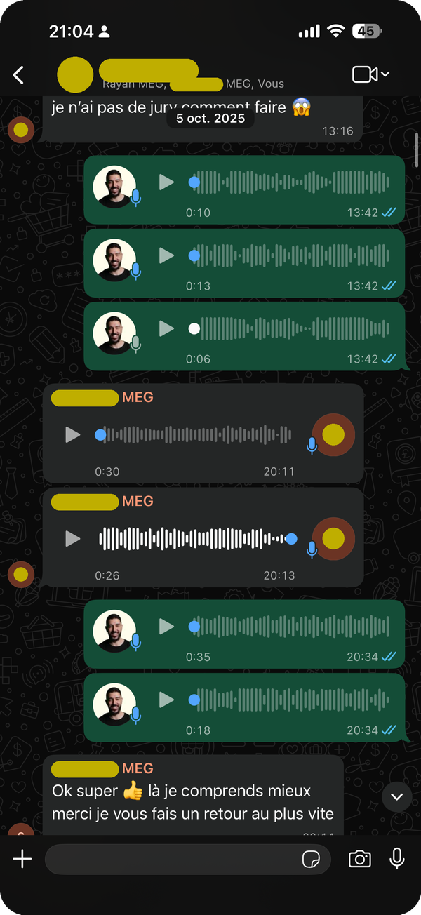 Réactivité face à un blocage
