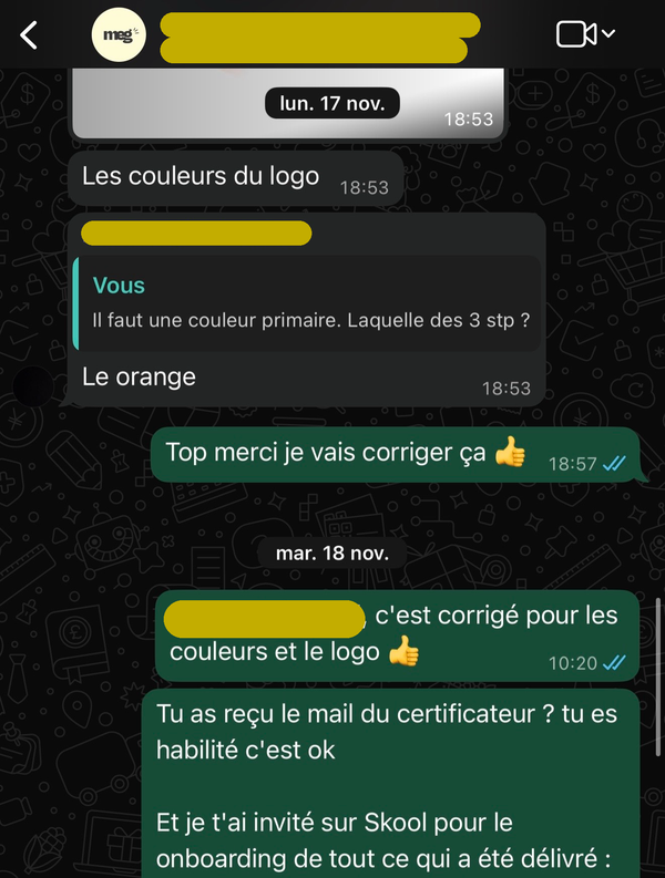 Site livré et habilitation certificateur confirmée
